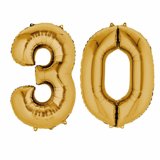Sachet 8 ballons 30 ans - Vegaooparty